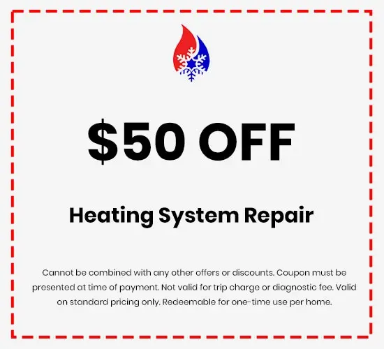 Discount on Heating System Repair