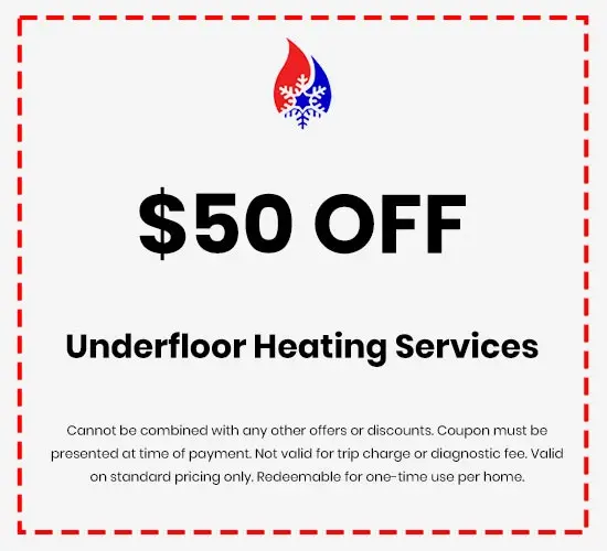 Discounts on Underfloor Heating Services