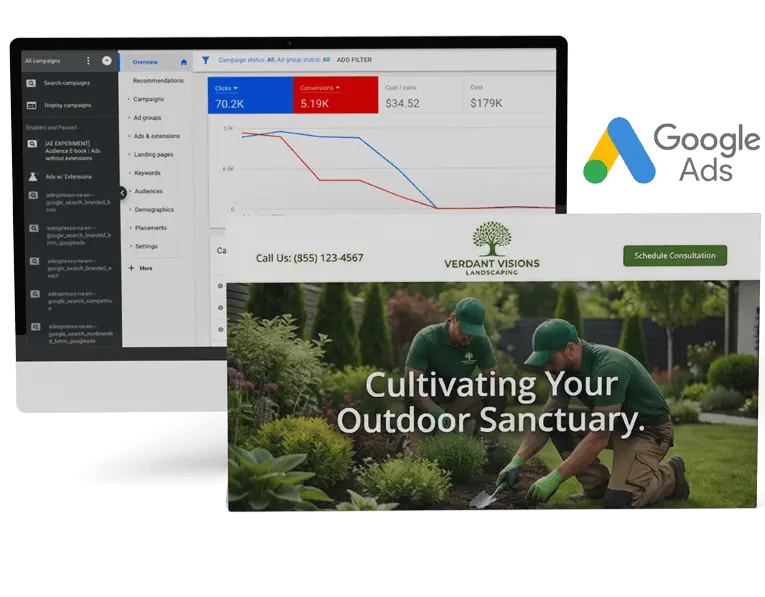 Clic Digital Marketing - Landscaping PPC