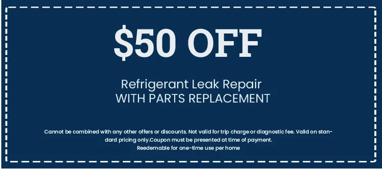 Discount on AC Refrigerant Leak Repair