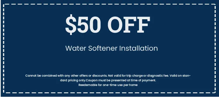 Discount on Water Softeners Service