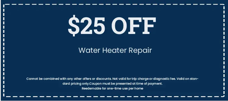 Discount on Water Heater Repair