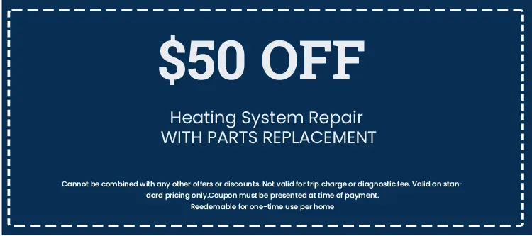 Discount on Heating System Repair
