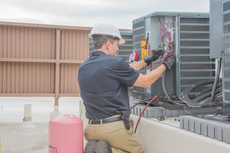 HVAC repair man from Christianson Air Conditioning and Plumbing