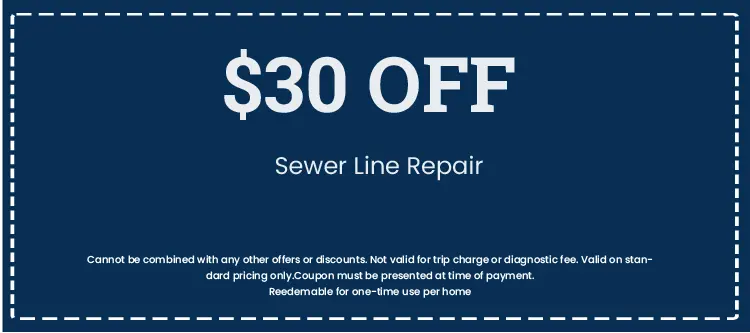 Discount on Sewer Line Repair