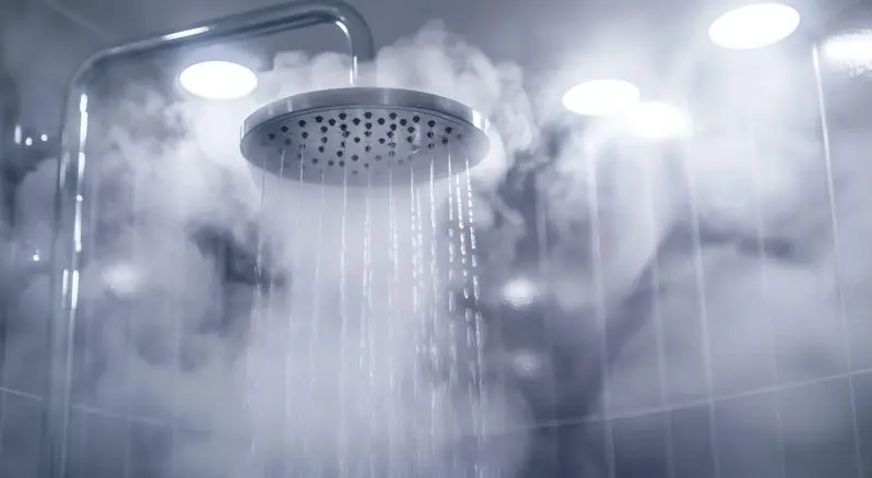 Steaming shower