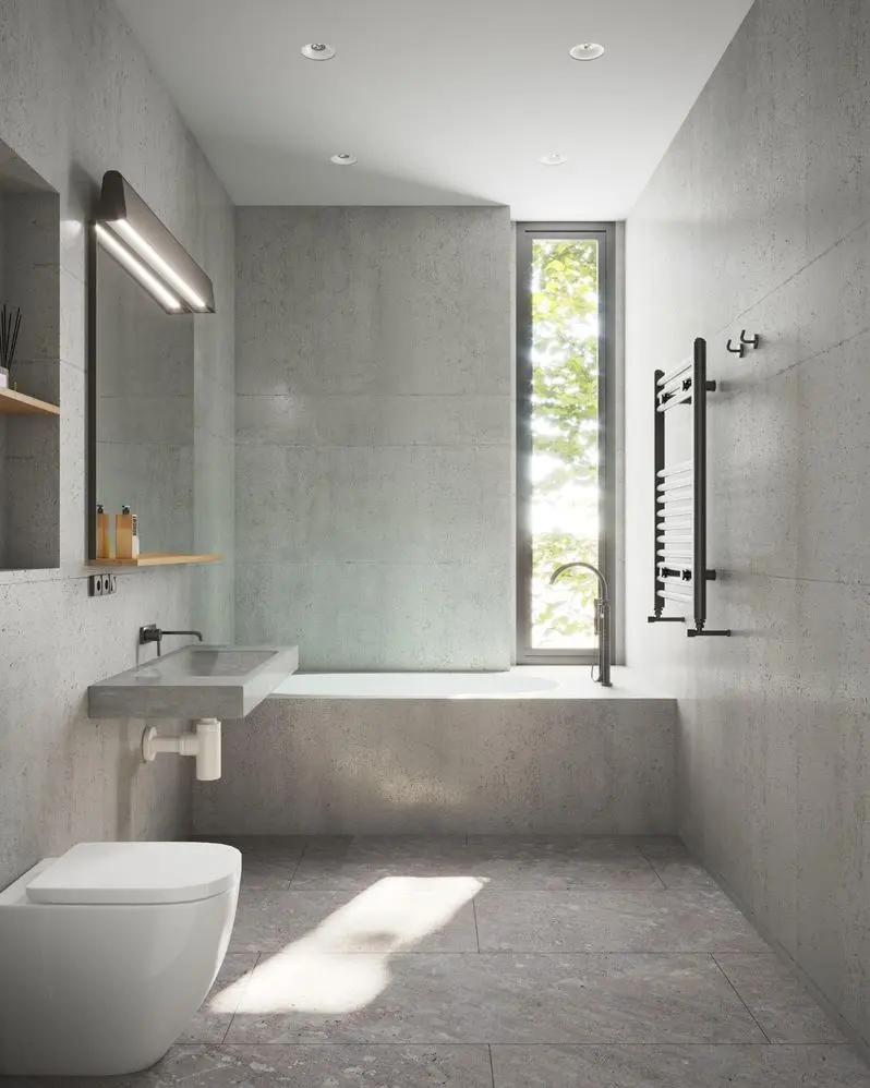 Modern bathroom interior