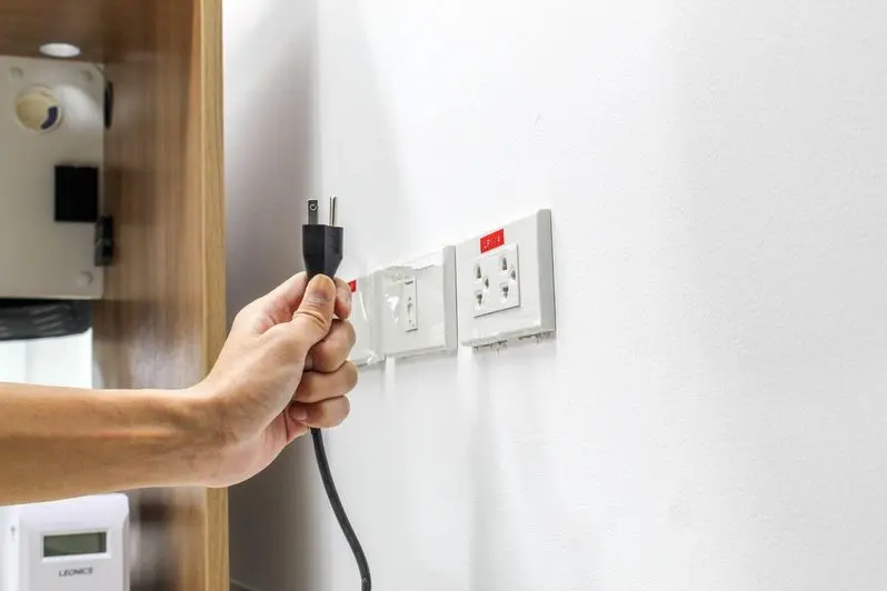 Unplugging electronics