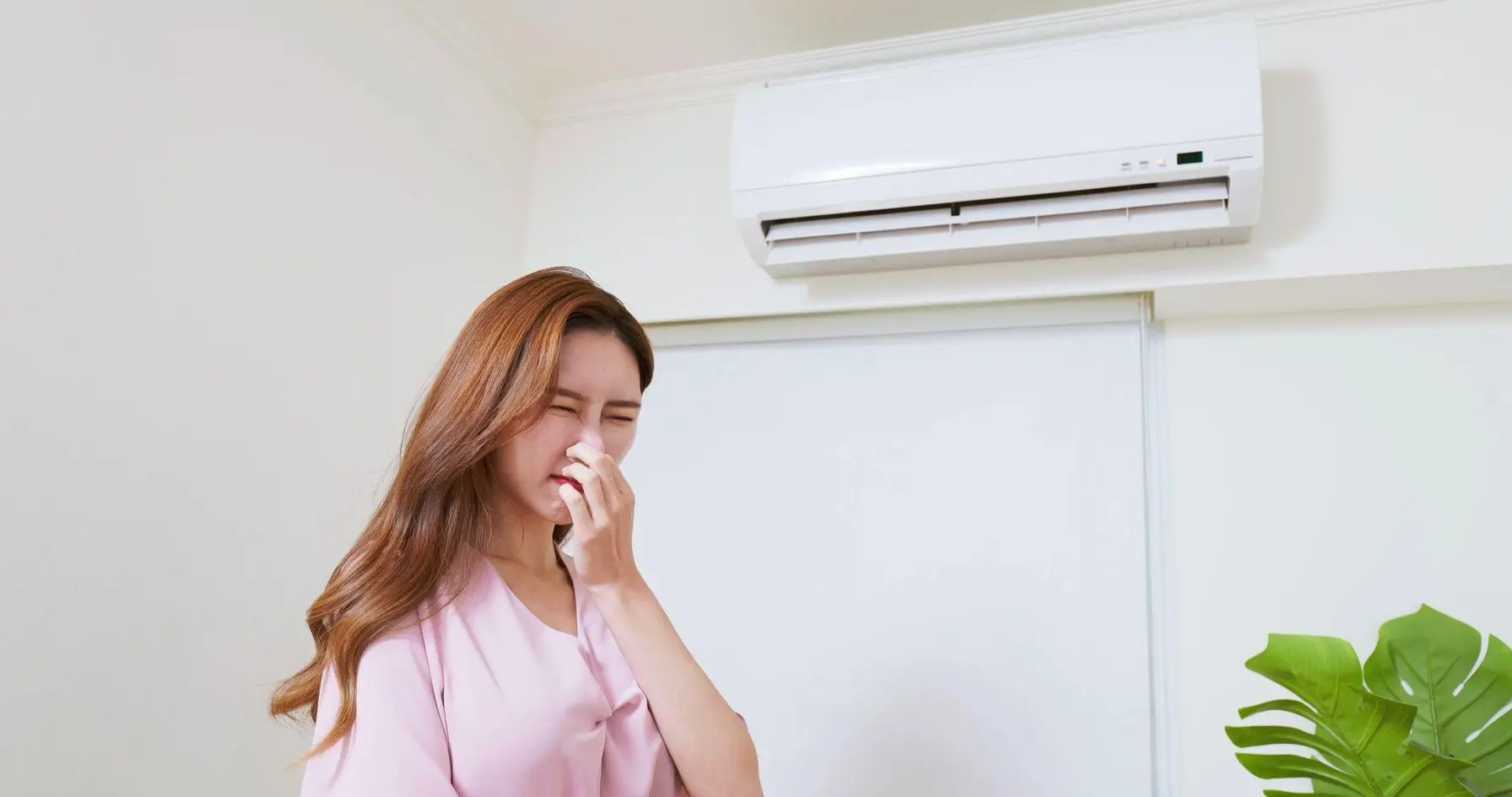 Odor coming from a AC unit in home