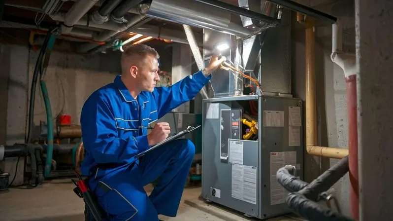 Furnace repair technician