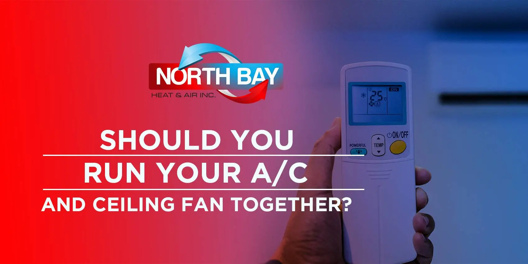 Should You Run Your A/C and Ceiling Fan Together?