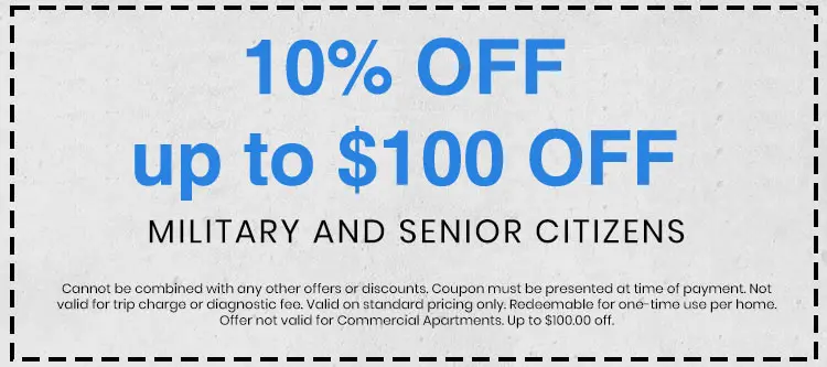 Discount for Military and Senior Citizens
