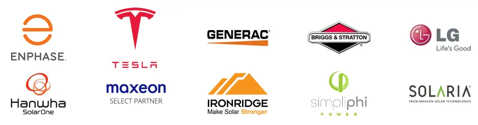 Coastal Solar partner logos