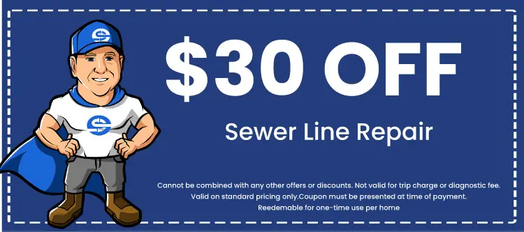 Discount on Sewer Line Repair