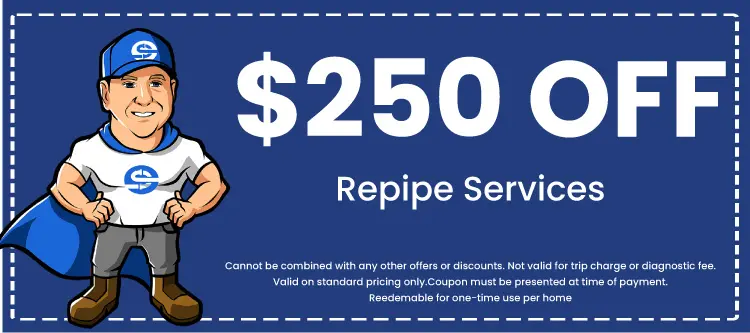 Discount on Repipe Services