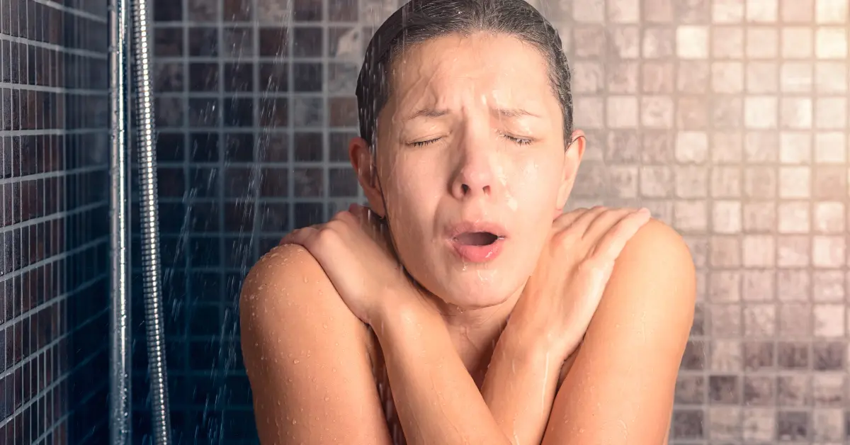Litchfield cold shower woman