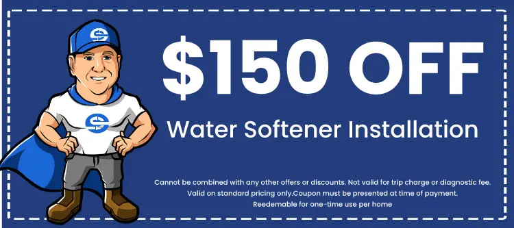 Discount on Water Softener Installation