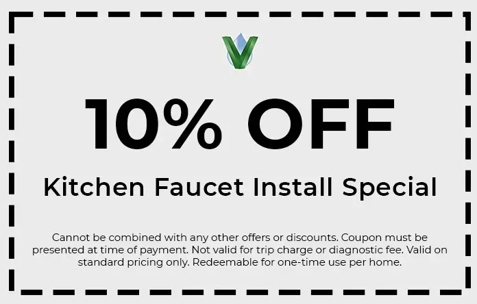 Discounts on Kitchen Faucet Install Special