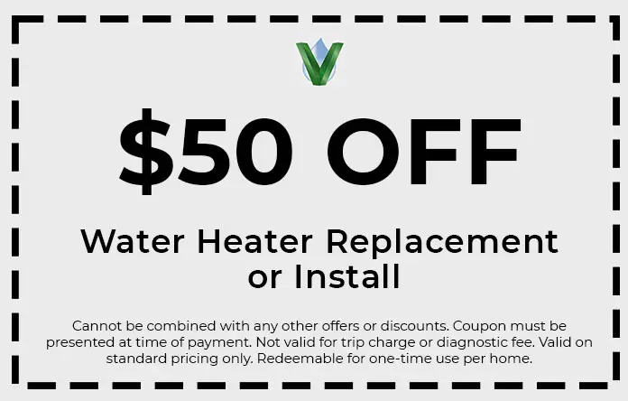 Discounts on Water Heater Replacement or Install