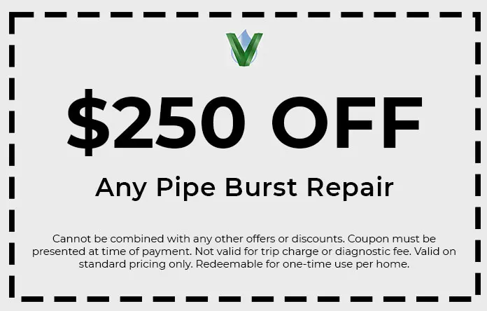 Discounts on Any Pipe Burst Repair