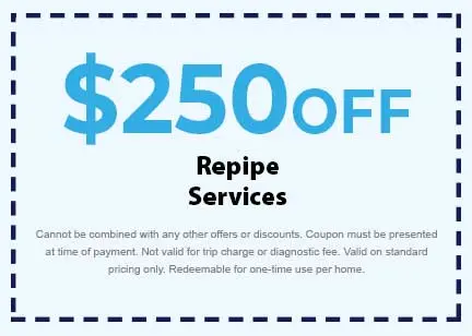 Discount for Repiping Services