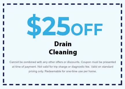 Discount for Drain Cleaning