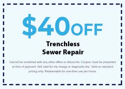 Discount for Trenchless Sewer Repair