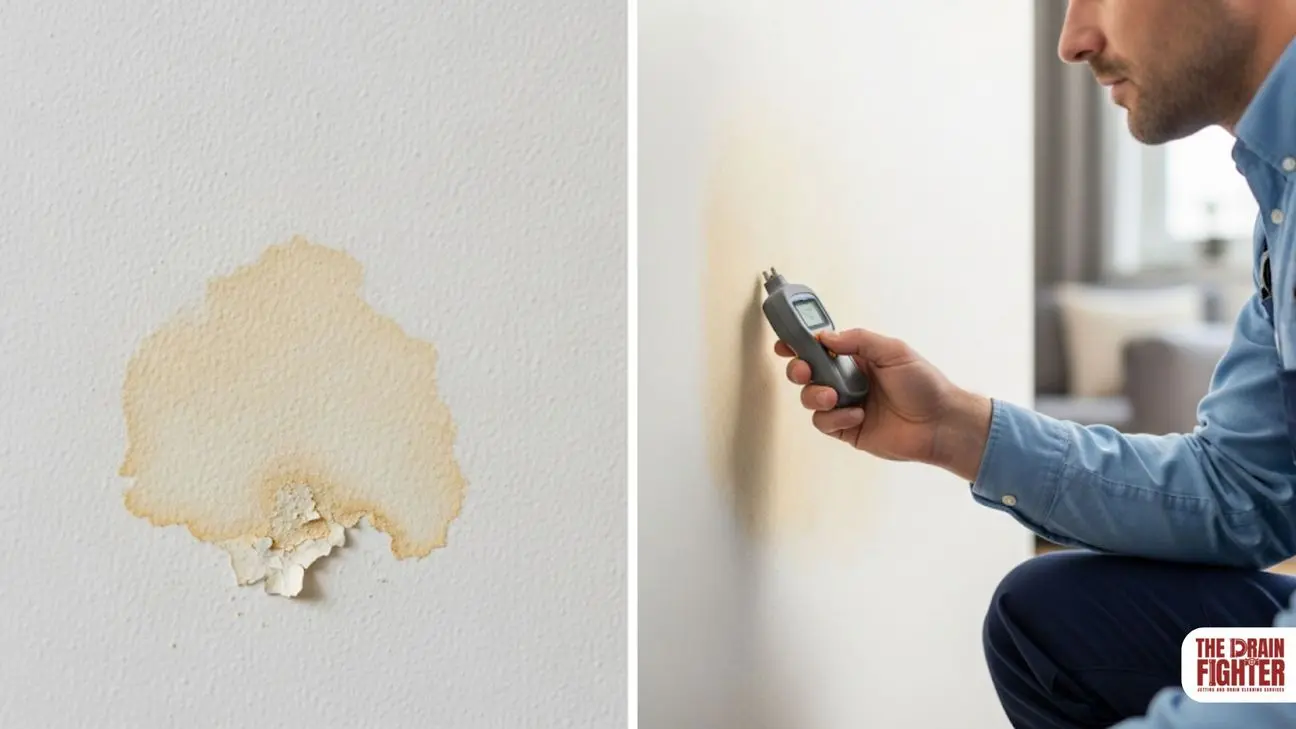 What are the signs of a hidden water leak that requires a plumber?