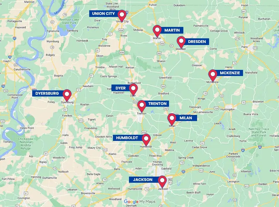 cities listing map