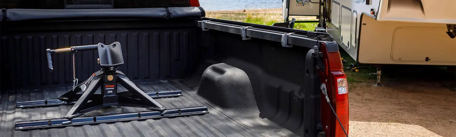 Heavy Duty Truck after 5th Wheel Trailer Hitch Installation Heavy Duty Truck after 5th Wheel Trailer Hitch Installation