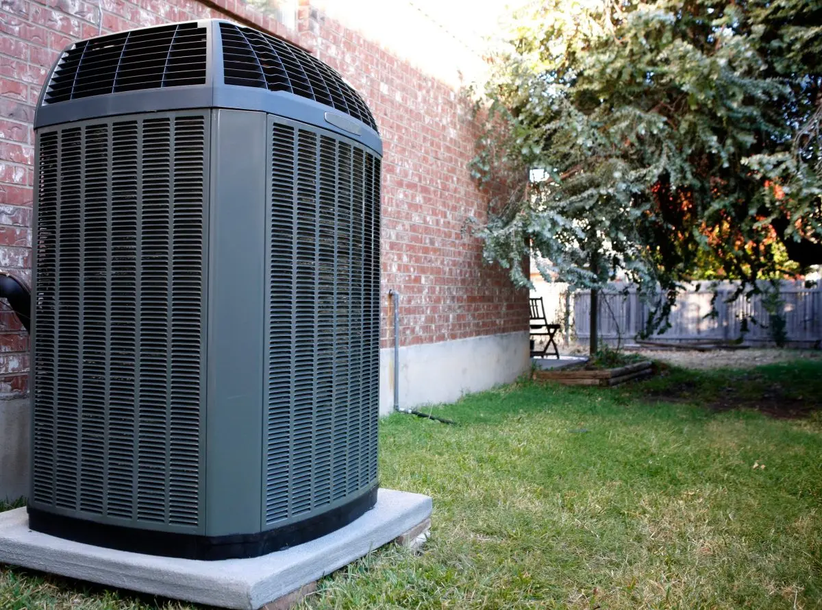 hvac financing options black unit outside