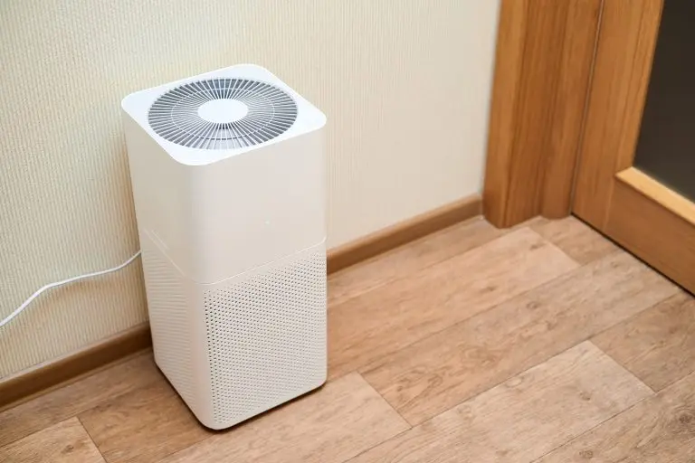 whole house dehumidifier White air purifier in an apartment