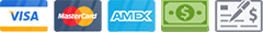 All Payment Methods We Accept