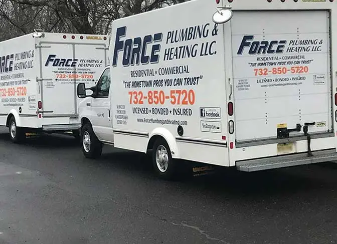Force Plumbing and Heating LLC Company Truck