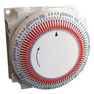 Trumeter TM1S/3/120VAC/60HZ Electromechanical Timer Modules - 120 VAC, 60Hz, relay output, 1/4" spades