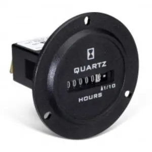Trumeter 722-0004 Elapsed Time Meter - 6-Digit, 90-264 ACV, Non-Resettable, Hours