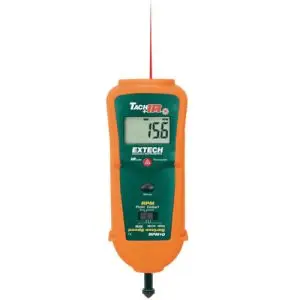 Extech Instruments RPM10 Photo/Contact Tachometer w/built-in InfraRed Thermometer