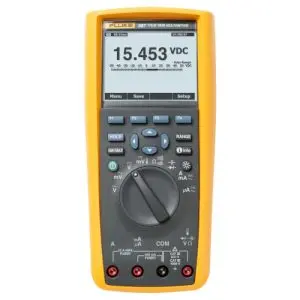Fluke Electronics FLUKE-287 Digital Multimeter - 1000 AC/DCV, 10 AC/DCA True-RMS, Cap, Res, Freq & Temp w/TrendCapture