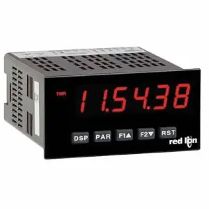 Red Lion Controls PAXCK010 6-Digit Real-Time Clock w/Red LED Display & DCV Power
