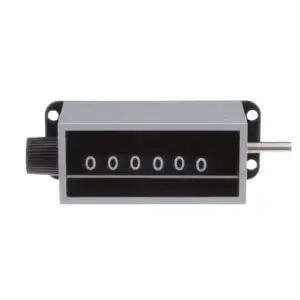 Trumeter 1-2936 29 Series Mechanical Stroke Counter - Base mount, right hand, top coming count direction, knob reset