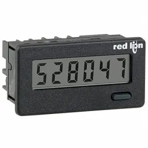Red Lion Controls CUB4L000 6-Digit Digital Counter w/Non-Backlit LCD Display