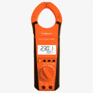 Simpson Electric 50126 Digital Amp Power Clamp 1000A AC-DC