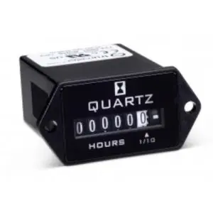 Trumeter 722-0001 Elapsed Time Meter - 6-Digit, 90-264 ACV, Non-Resettable, Hours