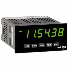 Red Lion Controls PAXCK100 6-Digit Real-Time Clock w/Green LED Display & ACV Power