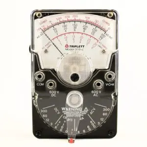 Triplett 3022 Model 310C Hand-held Analog Multimeter - 600 AC/DCV