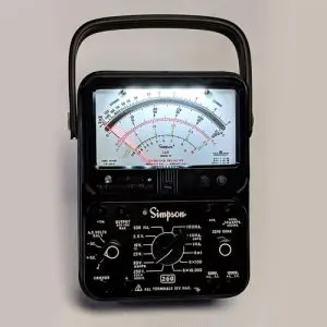 Simpson Electric 12404 Model 260-8P LED Lighted Analog VOM