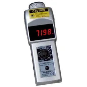 Shimpo Instruments DT-207LR Handheld Contact/Non-Contact Tachometer w/LED Display