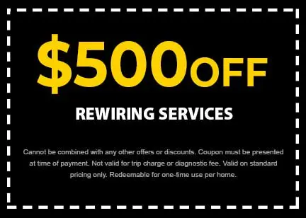 Discount on Rewiring Services