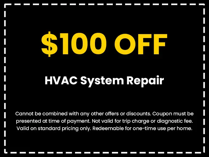 Discount on HVAC System Repair