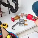 Under Sink Plumbing Repair